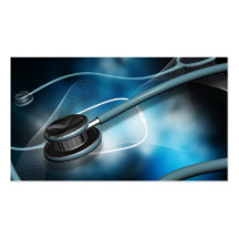 Nurse Medical Stethoscopes Business Cards