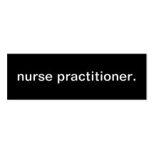 Nurse Practitioner Business Card