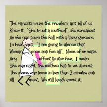 Nurse Story Art Poster "INTUBATE THE PARENTS"