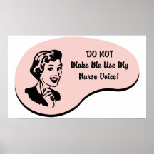 Nurse Voice Posters