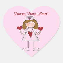 Nurses Have Heart T-shirts and Gifts Stickers