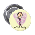 Nurses R Angels Tshirts and Gifts Pinback Button