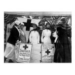 Nurses Recruiting Station World War One Postcard