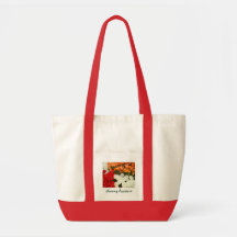 Nursing Assistant Tote Bags Tulips CNA Totes