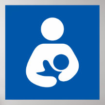 Nursing / Breastfeeding Symbol Print