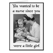 Nursing School Graduation Greeting Card