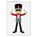 Nutcracker Soldier Playing Drums Card