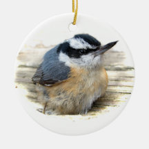 Nuthatch Christmas Ornament
