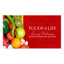 Nutritionist Business Card