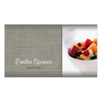 Nutritionist business card business cards