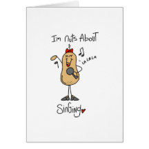 Nuts About Singing Greeting Cards