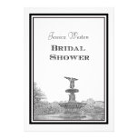 NYC Central Park Bethesda Ft Etch DIY Bridal Showr invitations