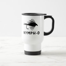 Nymph-O funny fly fishing lure Coffee Mugs