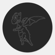 Nyte Round Sticker