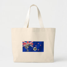 NZ all whites Kiwi soccer football fans gifts Tote Bag