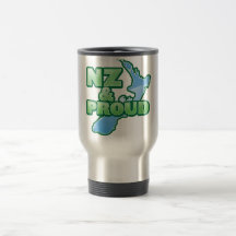 NZ and PROUD KIWI New Zealand Coffee Mug
