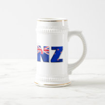 NZ logo flag of New Zealand Coffee Mugs