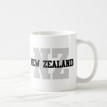 NZ New Zealand Coffee Mugs