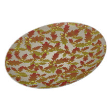 Oak Leaf and Acorn Pattern Plate