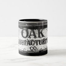 Oak Manufacturing Sign Coffee Mugs