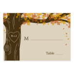 Oak Tree Fall Wedding Flat Place Cards Business Cards