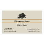 Oak Tree Plantation in Gold Business Card