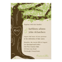 Oak Tree Wedding Invitation