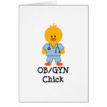 OB/GYN Chick Greeting Card