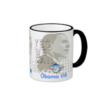 Obama 08 coffee mug
