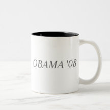 obama 08, OBAMA '08 Mug
