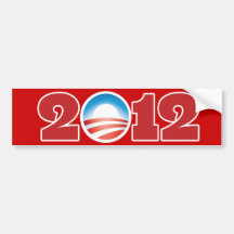 Obama 2012 bumper stickers