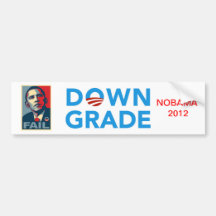 Obama 2012 DOWNGRADE Bumper Sticker