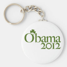 Obama 2012 irish key chain