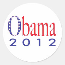 Obama 2012 sticker
