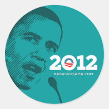 Obama 2012 stickers