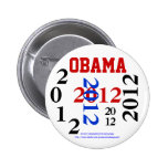 Obama, 2nd Term, 2012 Pinback Button