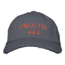 Obama #44 Embroidered hat