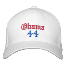 Obama, 44 Embroidered Hats