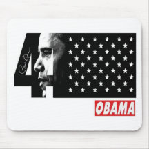 OBAMA 44TH President Signature Editions Mouse Pad