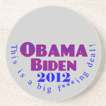 Obama Biden 2012 BFD Coaster