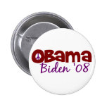 Obama Biden Peace 2008 Pins