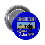 Obama Biden Support Our Troops Pin