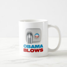 Obama Blows Coffee Mugs