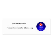 Obama Card Business Cards