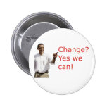 Obama Change Yes We Can Pin