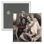 Obama Family Square BUTTON