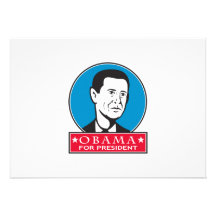 Obama For American President Personalized Announcements