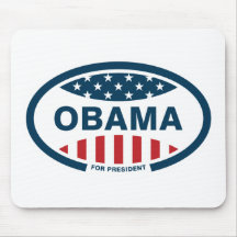 Obama for president mouse pads