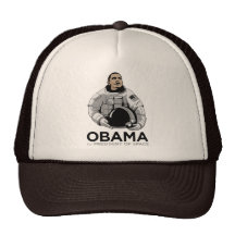 Obama for President of Space Mesh Hat