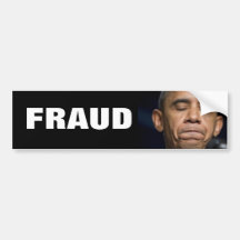 Obama - Fraud Bumper Stickers